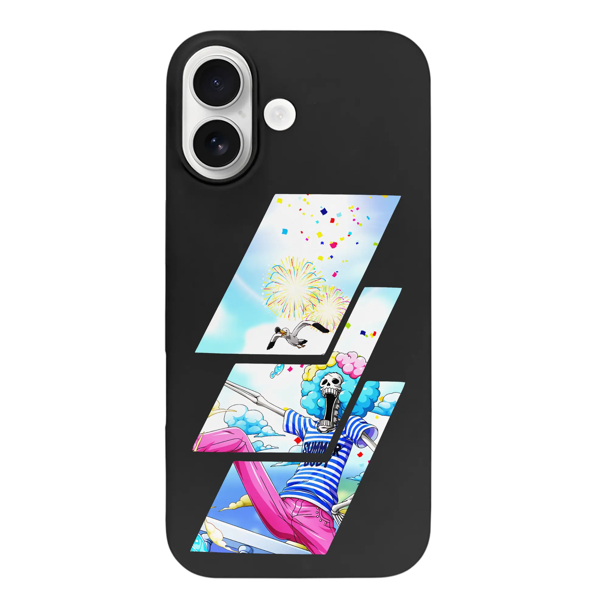 ワンピース グッズ ブルック - iPhone 17 シリーズ シリコンケース 薄型 耐衝撃 指紋防止 ソフトタッチカバー 精密フィット 傷防止 保護ケース iPhone 17/17 Air/17 Pro/17 Pro Max 対応